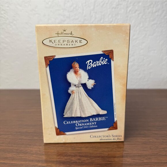 VTG Hallmark Keepsake 2003 Celebration Barbie Ornament Special Edition NEW W BOX - Picture 1 of 5